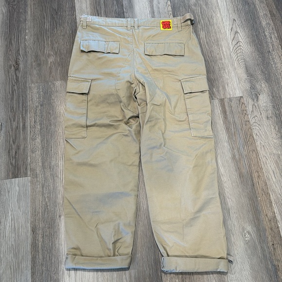 Empyre Kids Loose Fit Khaki Cargo Skate Pants - Picture 3 of 4